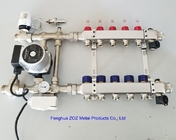 Stainless steel 304L Heating Manifold with Zone Pump/Mix Valve ,manifold for mix-water system