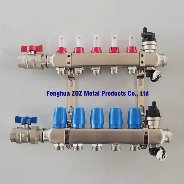 Underfloor Manifold Ball Valve Set , Isolation Valves for Radiant Heat Manifold