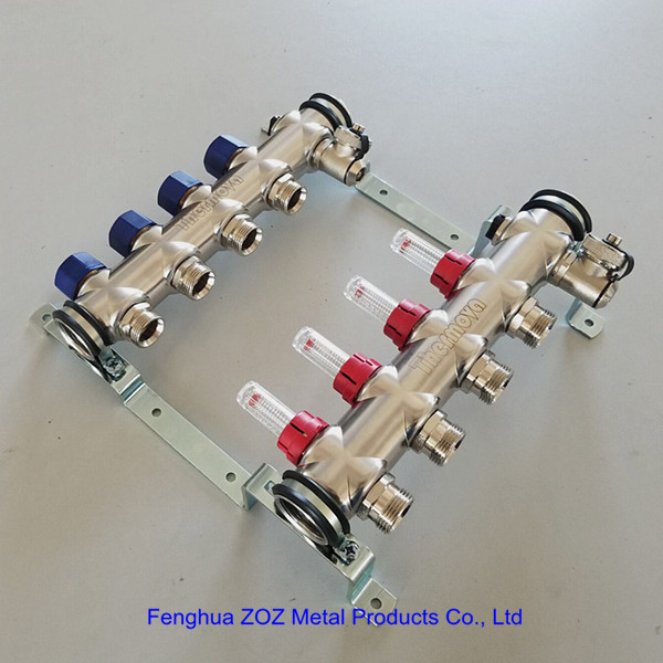 Radiant Floor Heating Stainless Steel Manifolds Systems , Stainless
