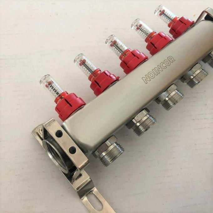 Underfloor Heating Manifold Flow Meter , Heating Manifold Replacement