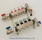 Stainless Steel UFH 4-Port Manifolds for Underfloor Heating systems