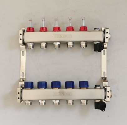 preassembled stainless steel floor heating manifold set