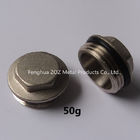 End cap for heating manifold ,End plug for heating manifold , 1" BSP Brass Flanged Plug