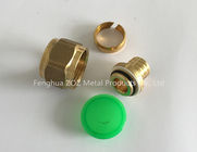 PEX Pipe Compression Fittings for Brass Manifold , Connection Fittings for Manifolds