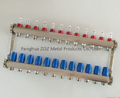 12 Circuits stainless steel radiant floor heating manifold
