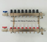 Stainless Steel Manifold Packages for Radiant Heating ,1" Manifolds with Zone Flowmeters