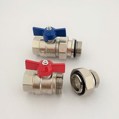 Underfloor Manifold Ball Valve Set , Isolation Valves for Radiant Heat Manifold