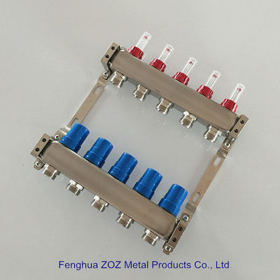 Stainless Steel Flow Meter Manifolds for Underfloor Heating Systems