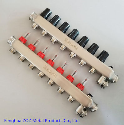 Manifold for water circulation floor heating system，Water Manifold Radiant Floor Heating System