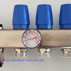 Stainless Steel Manifolds Set For Underfloor Heating With Temperature Gauge (0-80°C )