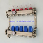 Stainless Steel Manifolds Set For Underfloor Heating With Temperature Gauge (0-80°C )