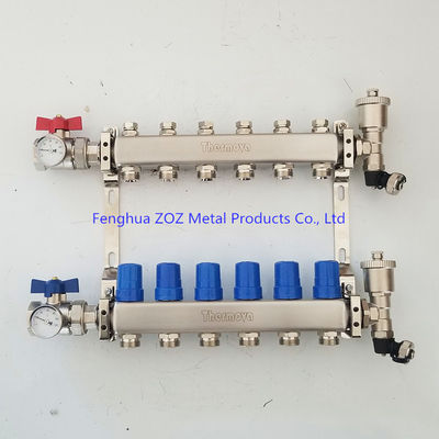 Stainless steel Manifold for Radiant Heating and Water Separators