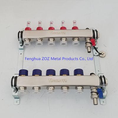 Stainless Steel 304 Water Radiant Floor Heating Manifolds