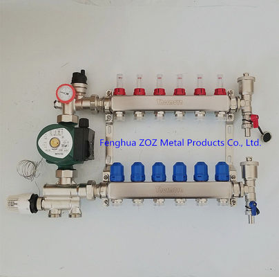 Stainless Steel Radiant Floor Heating Manifold Set