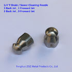 1/4" F Stainless Steel Drain Cleaning Nozzle ,Sewer Jetting Nozzle