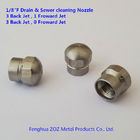 1/8" Drain sewer jetting cleaning nozzles  , sewer pipe cleaning nozzle