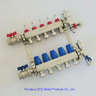 Stainless Steel Radiant Heat Manifold Assembly w/ Flow Meter