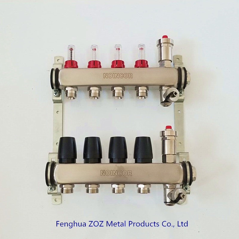Stainless Steel Hydronic Manifolds for Radiant Floor Heating