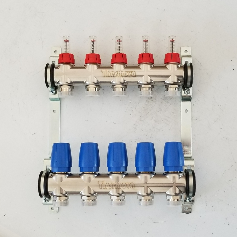Stainless Steel Underfloor Heating Manifold for HVAC Systems Floor Heating Systems