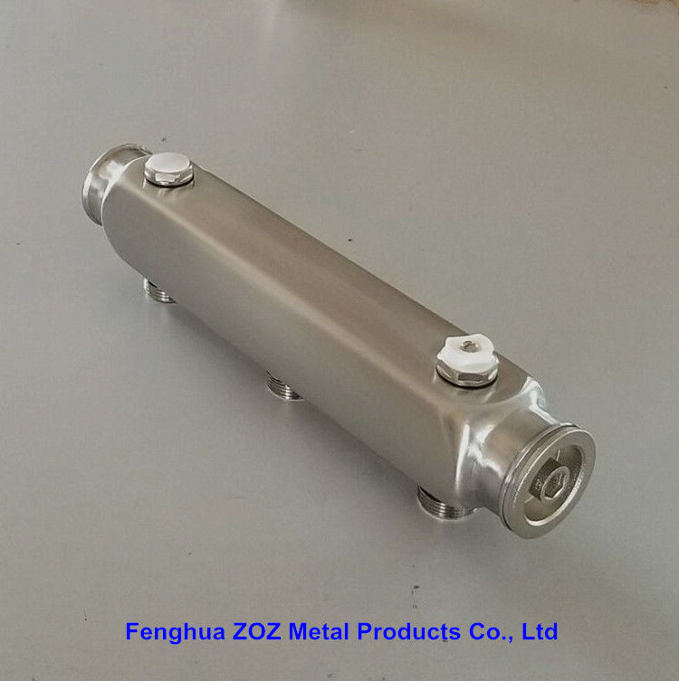 Stainless Steel 304 Water Manifolds , Water Distribution Manifold