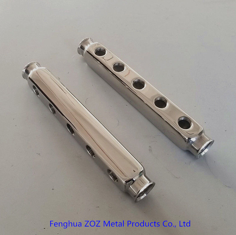 Polished Stainless Steel Floor Heating Bar Manifold