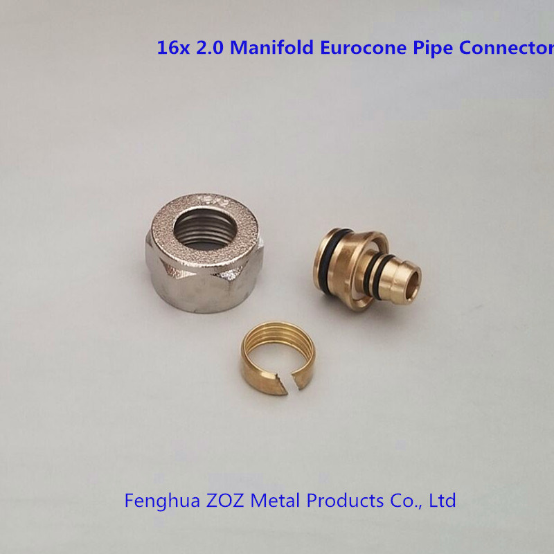 Manifold Eurocone 16 x 2mm PEX Connector , PEX Compression Connector