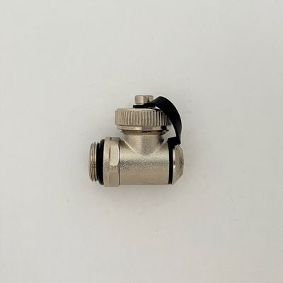 Heating Manifold End Cap Drain Valve , Manifolds End Cap with Vent & Drain Valve